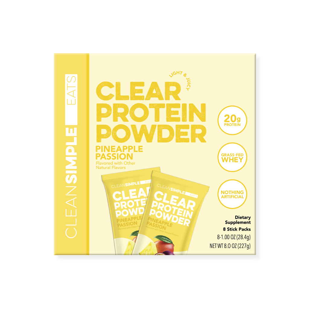 Clear Protein Powder: Pineapple Passion (8 Single Serving Stick Packs)