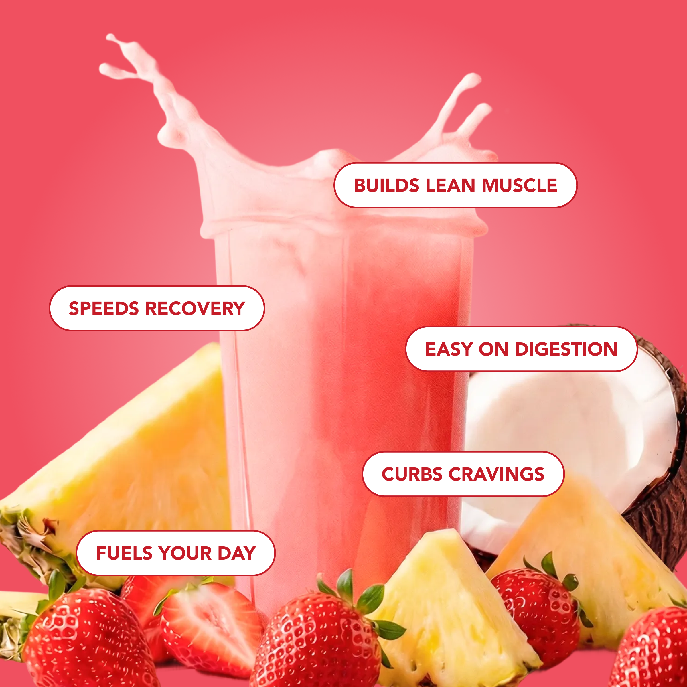 Clear Protein Powder: Strawberry Piña Colada (20 Serving)