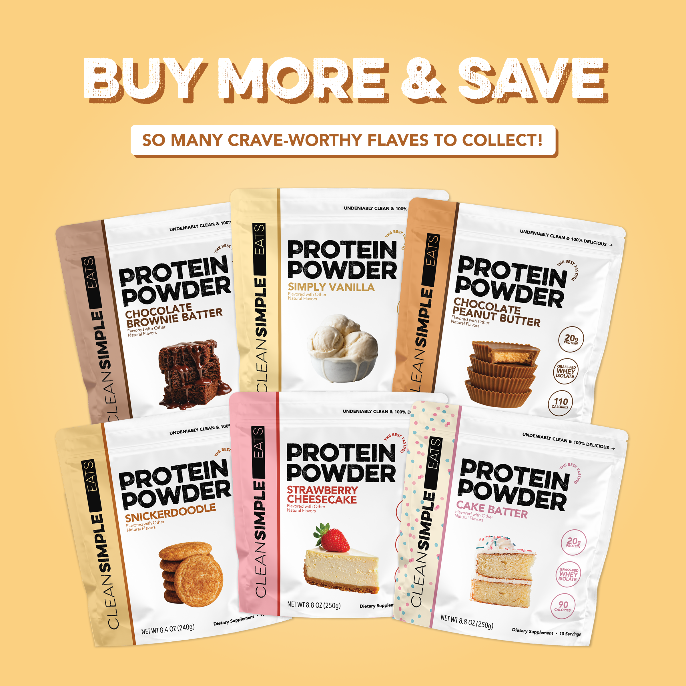 Protein Powder: Snickerdoodle (10 Serving Bag)