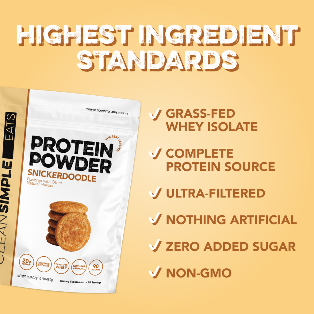 Protein Powder: Snickerdoodle (20 Serving Bag)