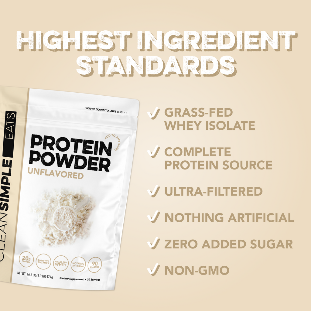 Protein Powder: Unflavored (30 Serving Bag)