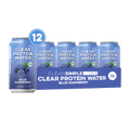 Clear Protein Water: Blue Razz (12 Oz. | 12 Pack)