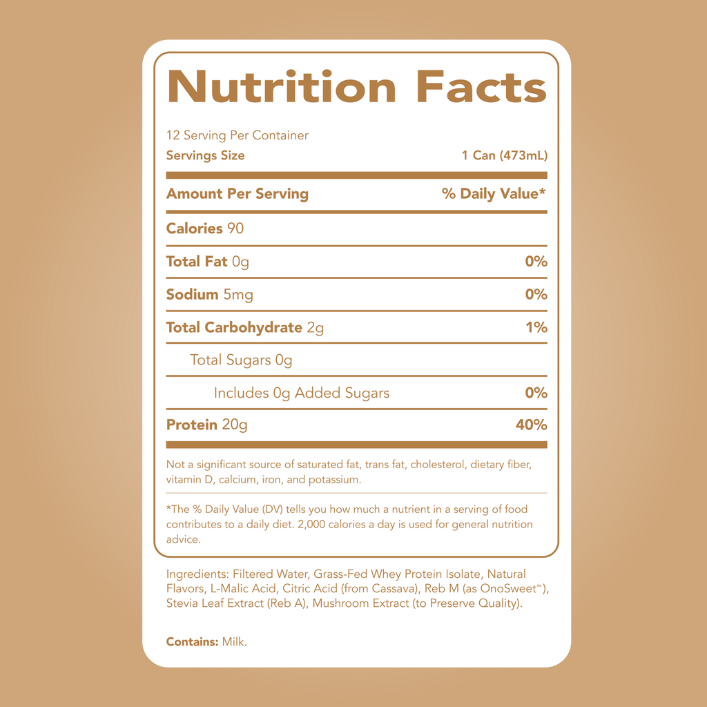 Clear Protein Water: Coconut Créme (16 Oz. | 12 Pack)