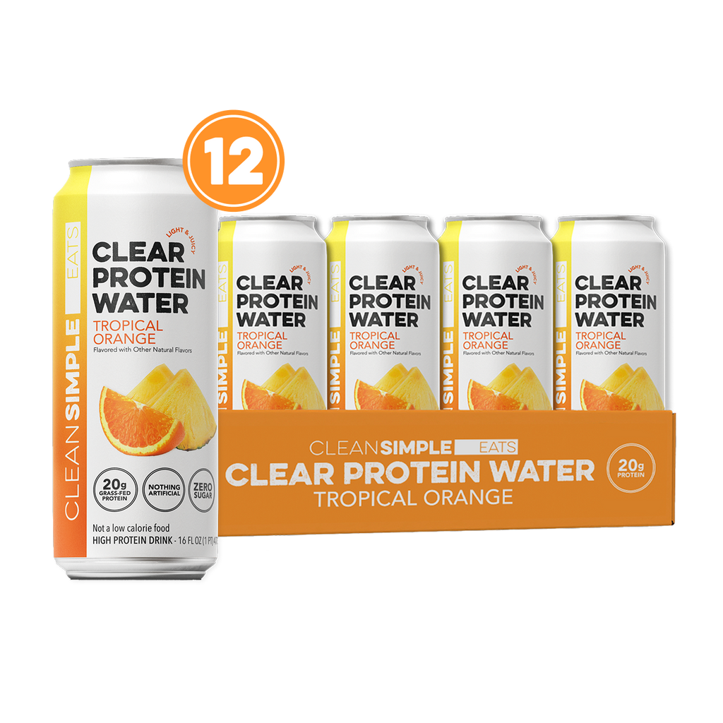 Clear Protein Water: Tropical Orange (16 Oz. | 12 Pack)