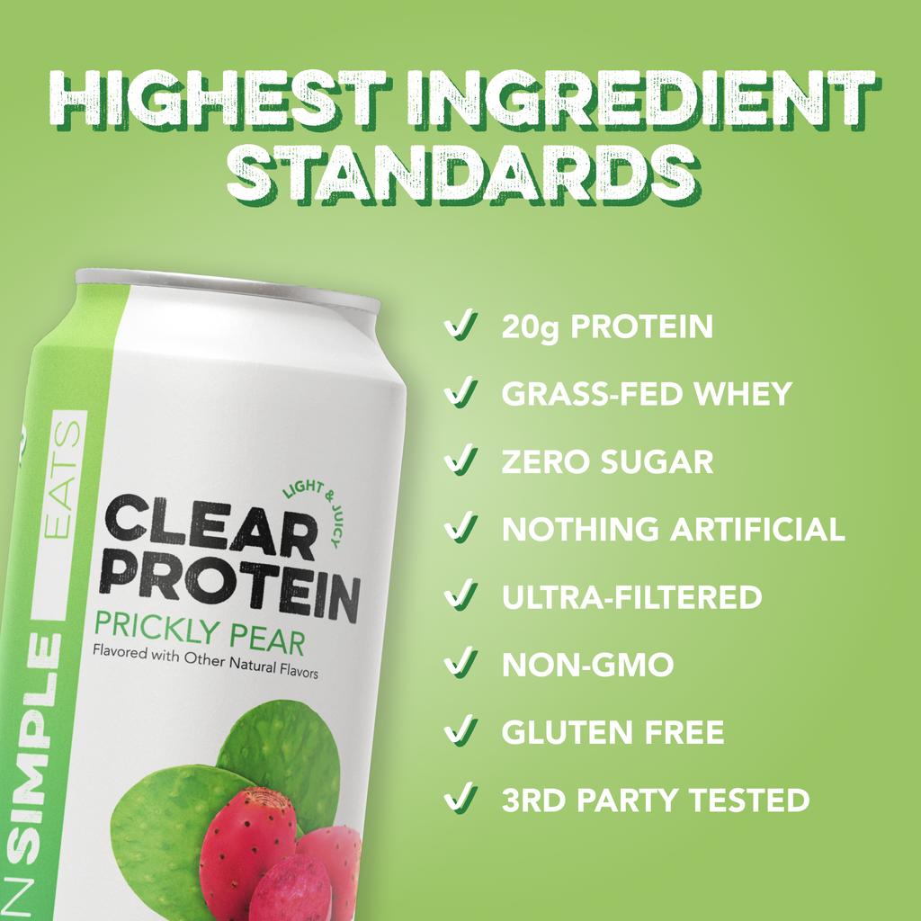 Clear Protein Water: Prickly Pear (16 Oz. | 12 Pack)