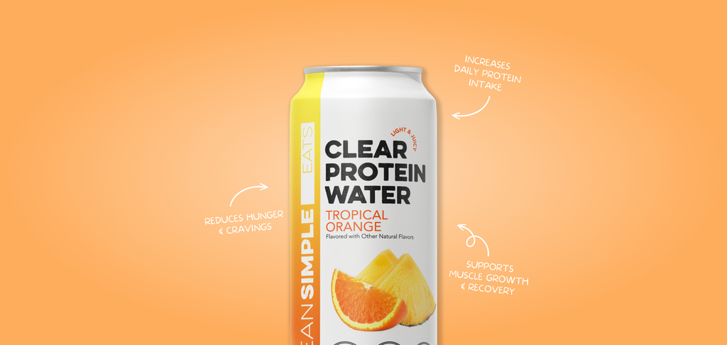 Clear Protein Water: Tropical Orange (16 Oz. | 12 Pack)